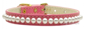 Dog Collar Pearl pink